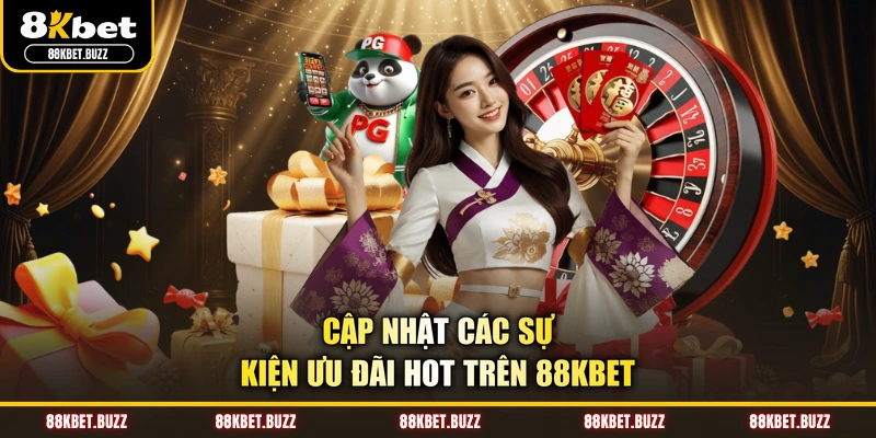 Cập nhật các sự kiện ưu đãi hot trên 88KBET